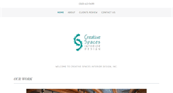 Desktop Screenshot of creativespacesinteriordesign.com